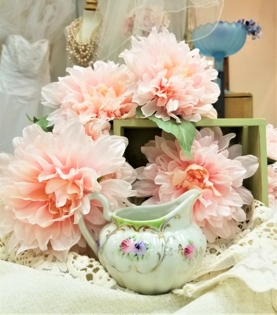 flowers-vintage-cream-pitcher